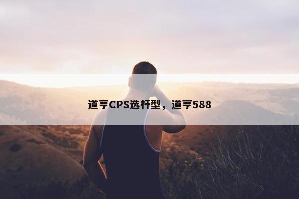 道亨CPS选杆型,道亨588 道亨CPS选杆型,道亨588