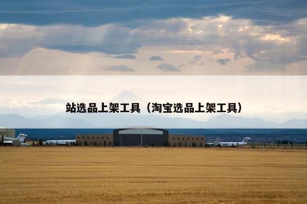 站选品上架工具（淘宝选品上架工具）