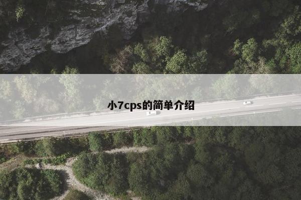 小7cps的简单介绍