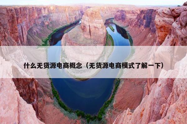 什么无货源电商概念（无货源电商模式了解一下）