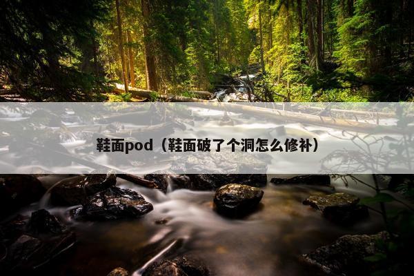 鞋面pod（鞋面破了个洞怎么修补）