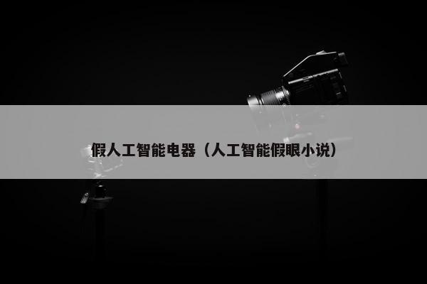 假人工智能电器（人工智能假眼小说）
