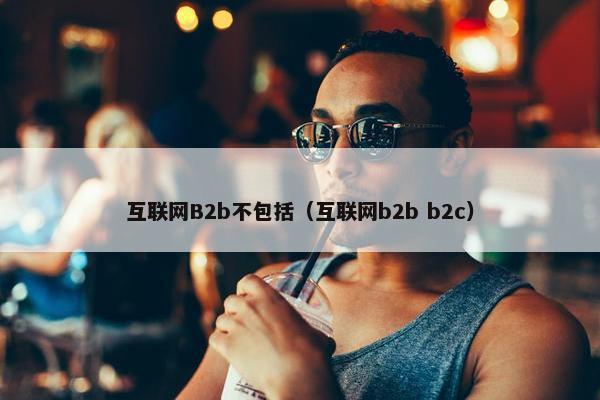 互联网B2b不包括（互联网b2b b2c）