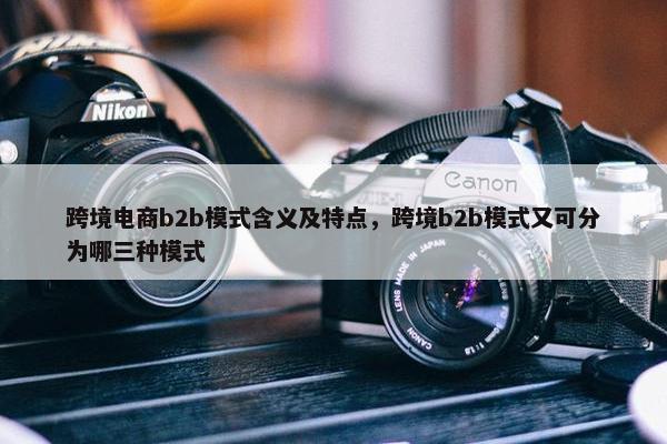 跨境电商b2b模式含义及特点，跨境b2b模式又可分为哪三种模式