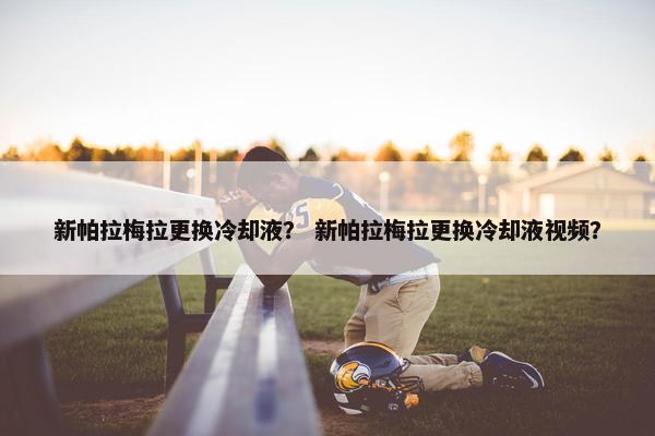 新帕拉梅拉更换冷却液？ 新帕拉梅拉更换冷却液视频？