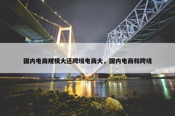 国内电商规模大还跨境电商大，国内电商和跨境