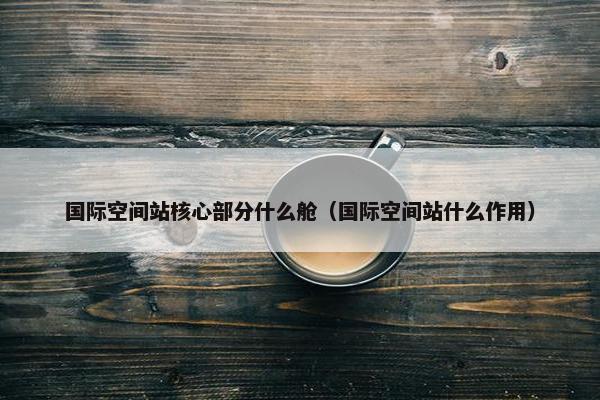 国际空间站核心部分什么舱（国际空间站什么作用）