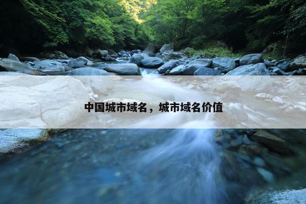 中国城市域名，城市域名价值