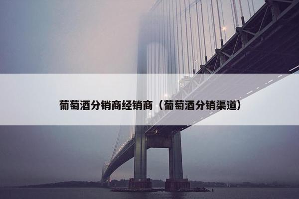 葡萄酒分销商经销商（葡萄酒分销渠道）