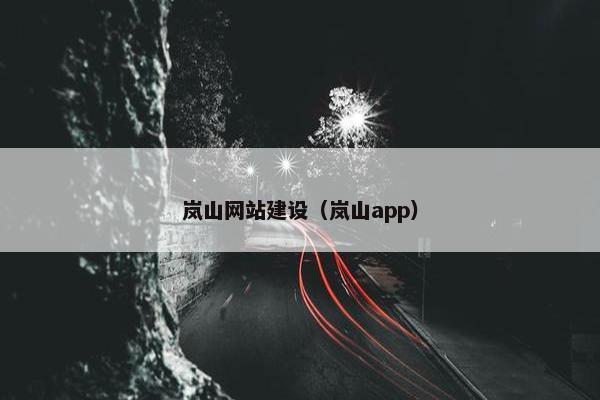 岚山网站建设（岚山app）