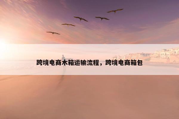 跨境电商木箱运输流程，跨境电商箱包