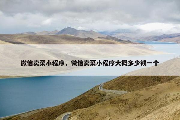 微信卖菜小程序，微信卖菜小程序大概多少钱一个
