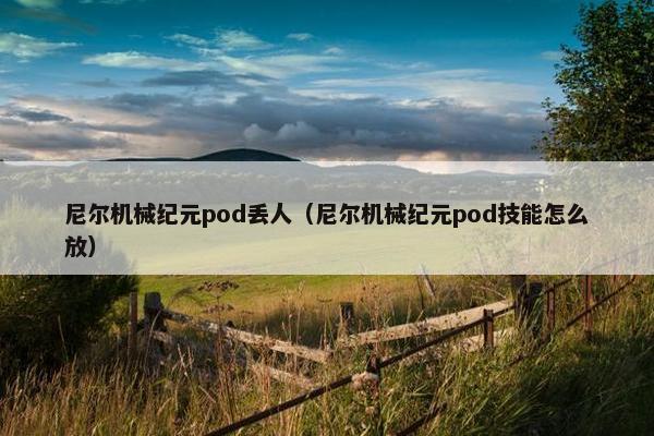 尼尔机械纪元pod丢人（尼尔机械纪元pod技能怎么放）