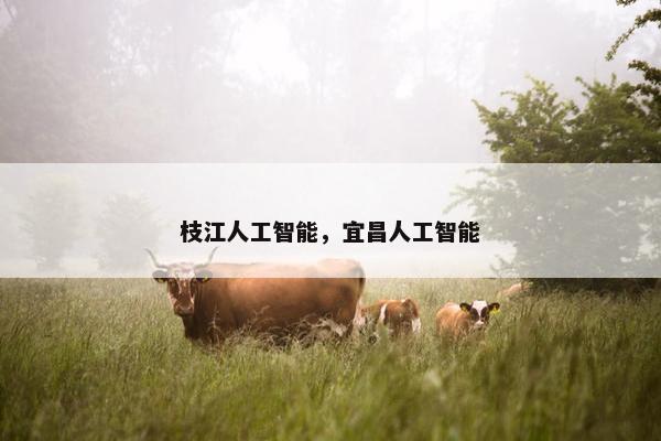 枝江人工智能，宜昌人工智能