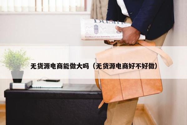 无货源电商能做大吗（无货源电商好不好做）