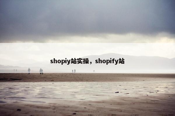 shopiy站实操，shopify站
