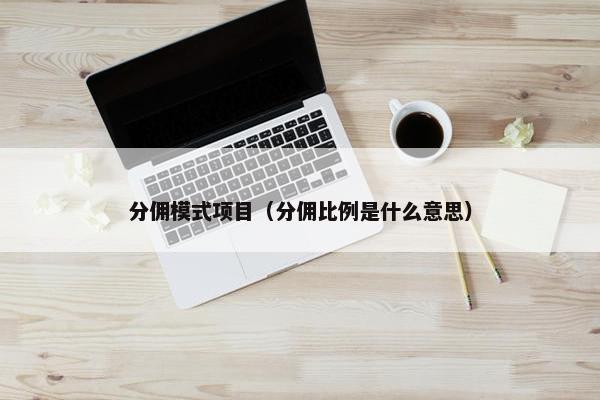 分佣模式项目（分佣比例是什么意思）