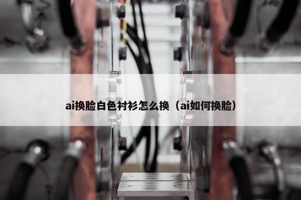 ai换脸白色衬衫怎么换（ai如何换脸）