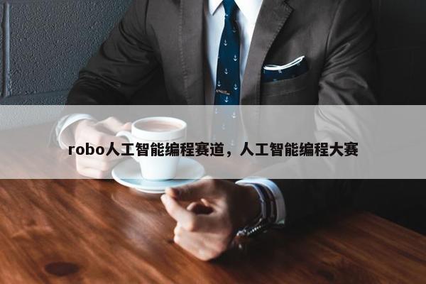 robo人工智能编程赛道，人工智能编程大赛