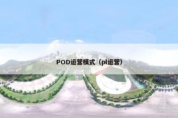 POD运营模式（pl运营）