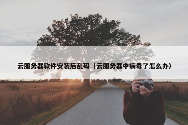 云服务器软件安装后乱码（云服务器中病毒了怎么办）