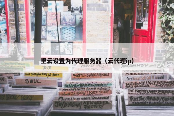 里云设置为代理服务器（云代理ip）