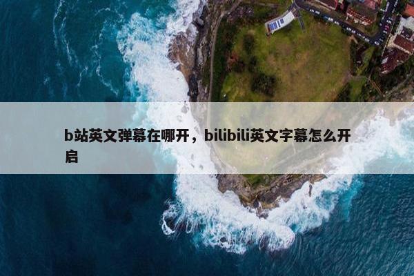 b站英文弹幕在哪开，bilibili英文字幕怎么开启